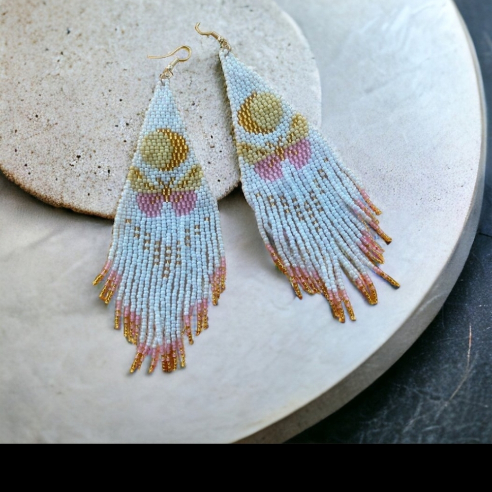 Moon goddess earrings